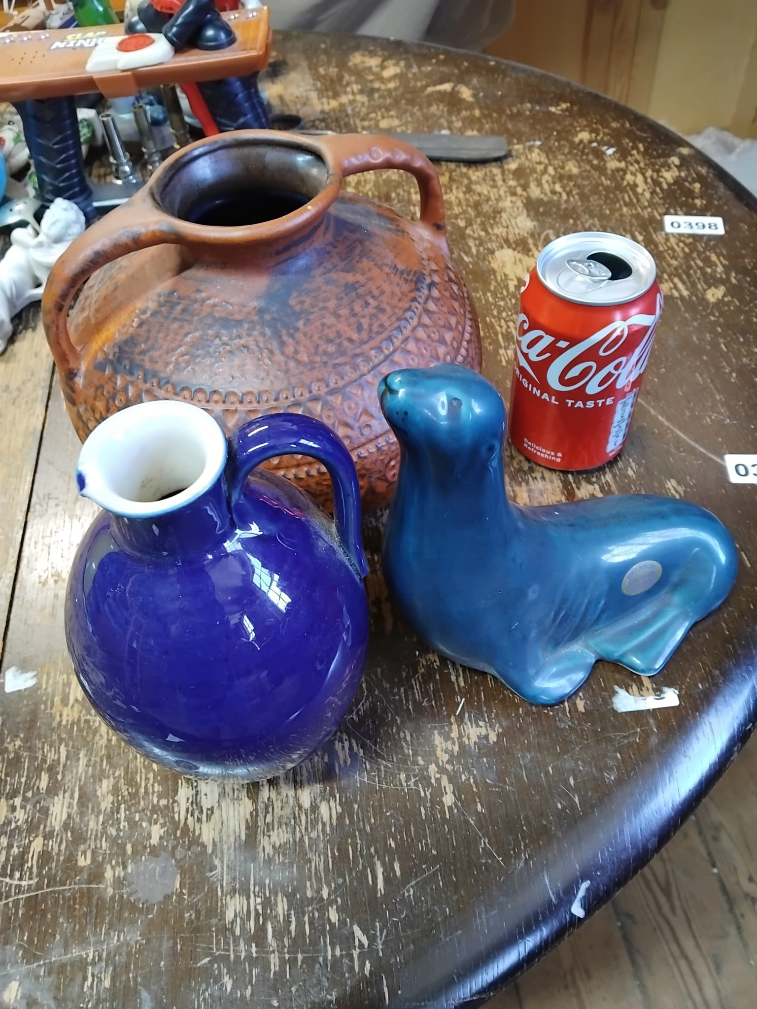 A Trio of Ceramic Items including Royal Doulton Lambeth and Swanson Pottery