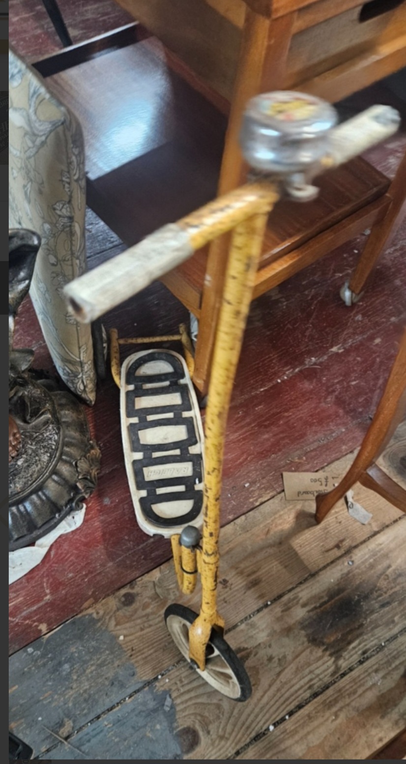 Vintage Raleigh Child's Folding Kick Scooter