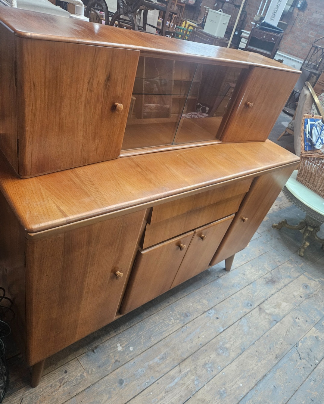 A Nathan Mid-Century Teak Highboard