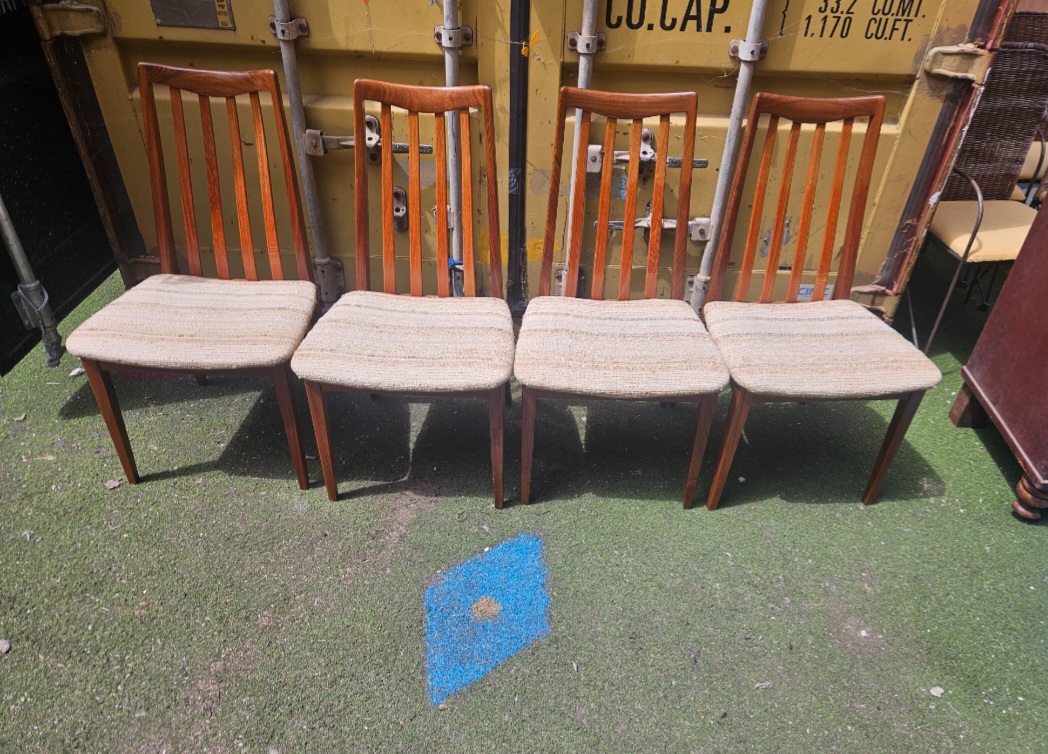 A Set of Six G-Plan Teak Fresco Dining Chairs Including Two Carvers
