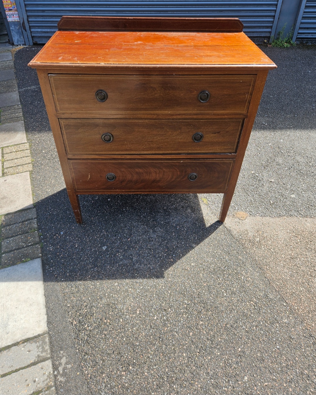 An Edwardian Inlaid Mahogany Chest of Drawers