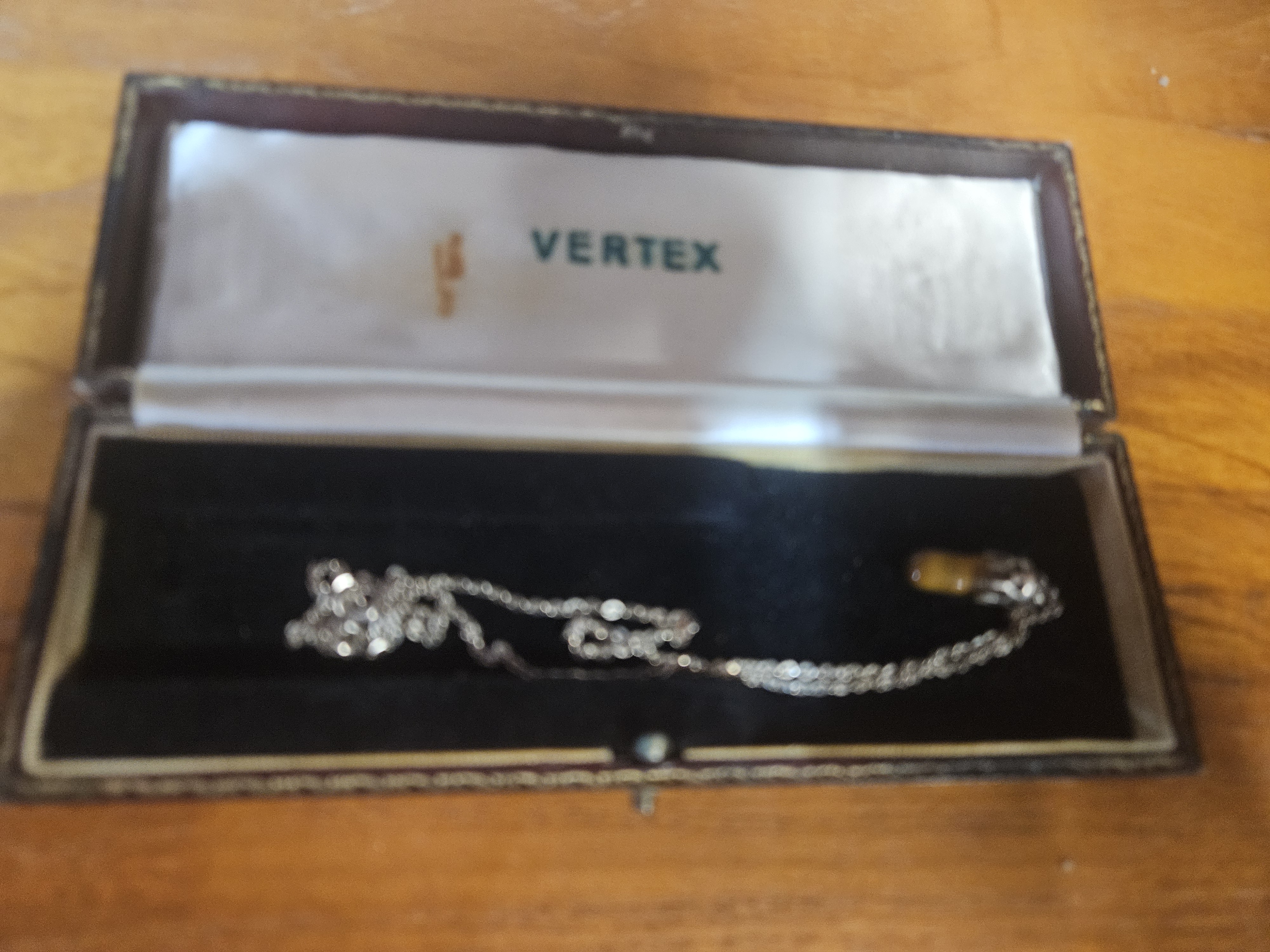 Vintage Tiger's Eye Pendant Necklace on a silver chain