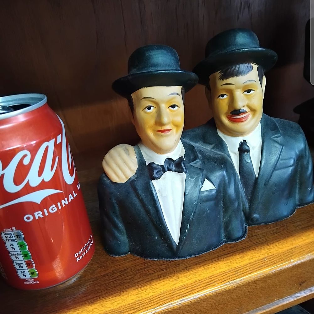 Lot 148 – A Laurel and Hardy composite figural bust