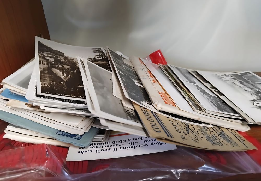 Lot 185 – A Collection of Mid-20th Century Postcards and Mixed Ephemera