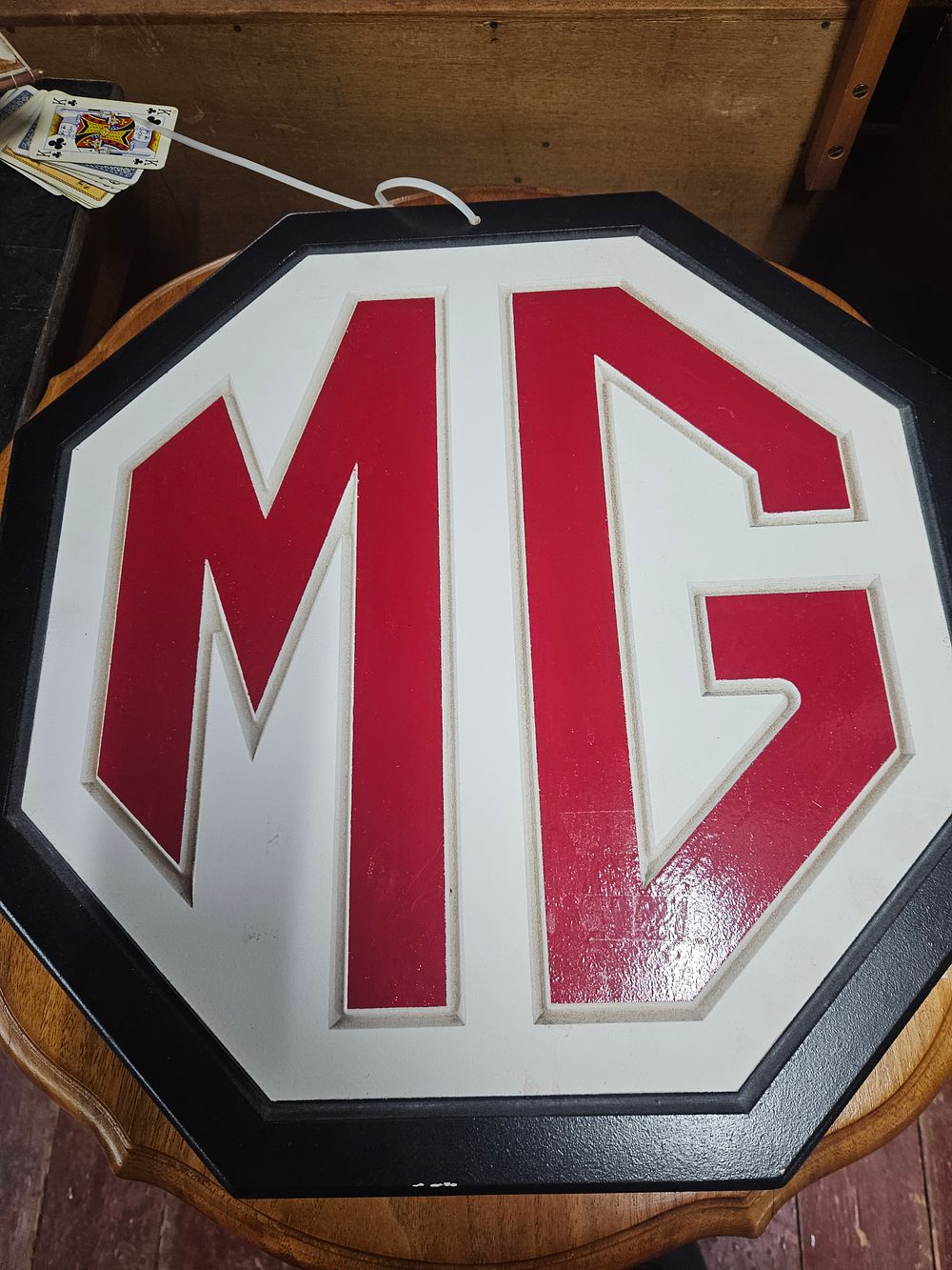 Lot 196 – MG Octagonal Logo Decorative Wall Plaque