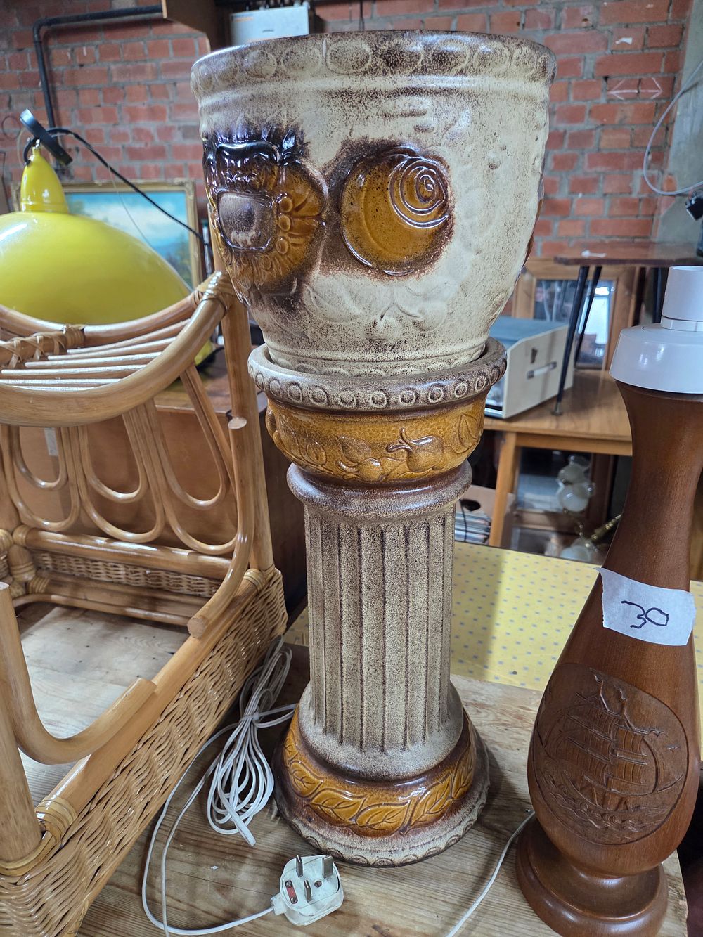Lot 196 – West german planter on stand