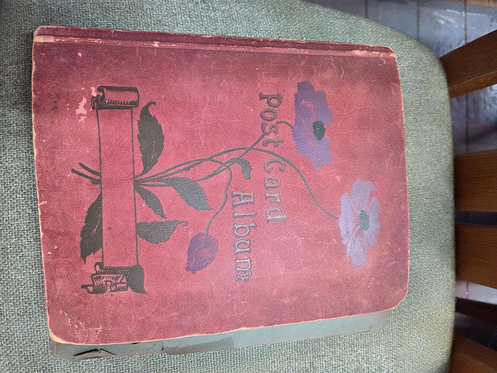 Lot 212 – A Vintage Floral Postcard Album containing Alpine Views