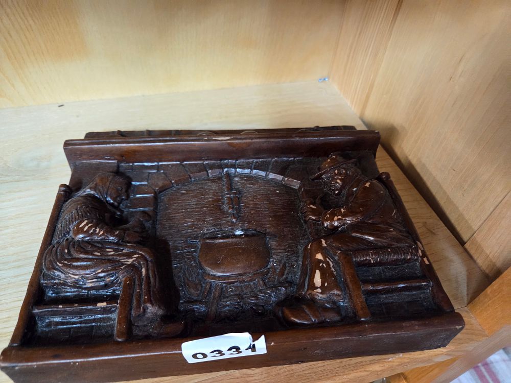 Lot 217 – Vintage Wood chalk Plaque