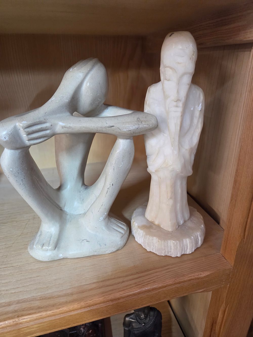 Lot 221 – Two Soapstone Sculptures