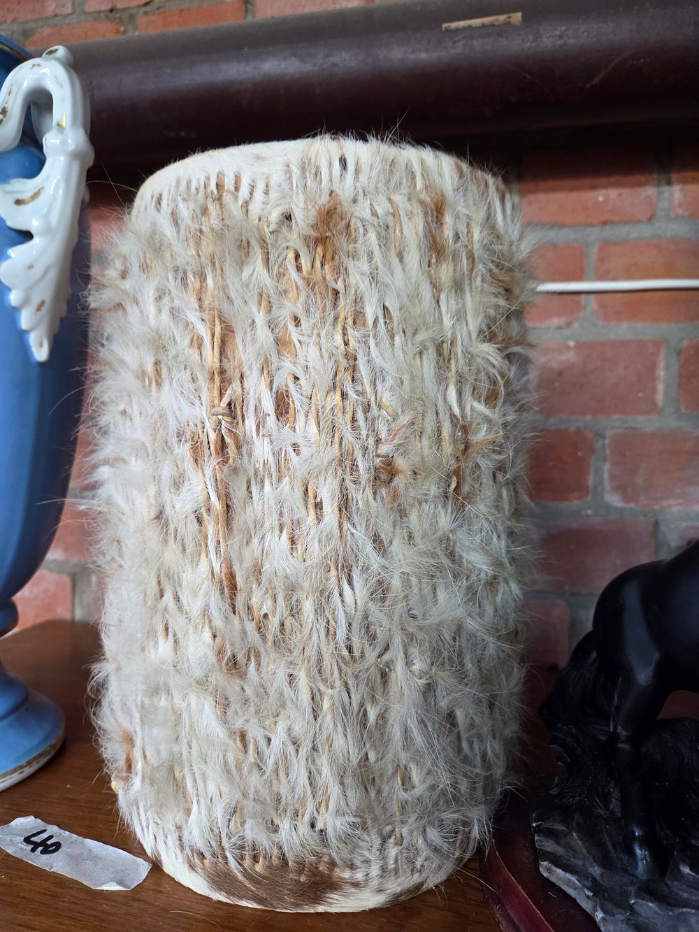 Lot 228 – A Vintage Animal Hide Hand Drum af