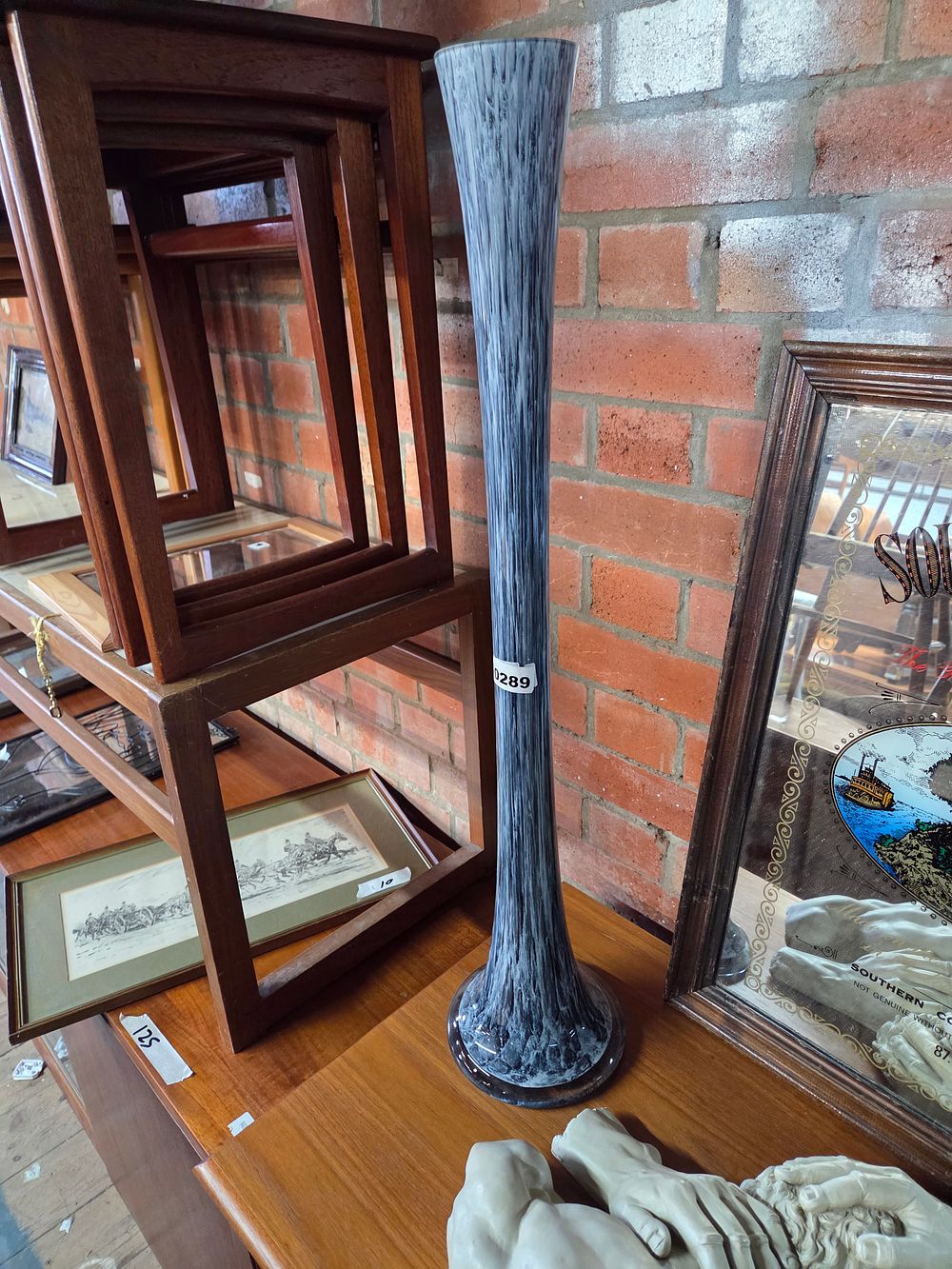 Lot 237 – Mid-Century Glass Swung Lily Vase
