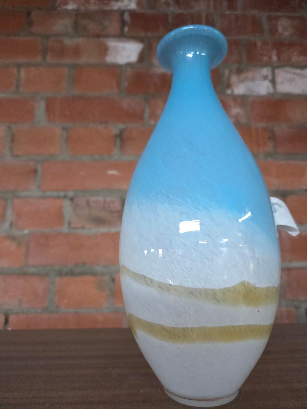 Lot 246 – Mid-Century Art Glass Vase with Banded Decoration