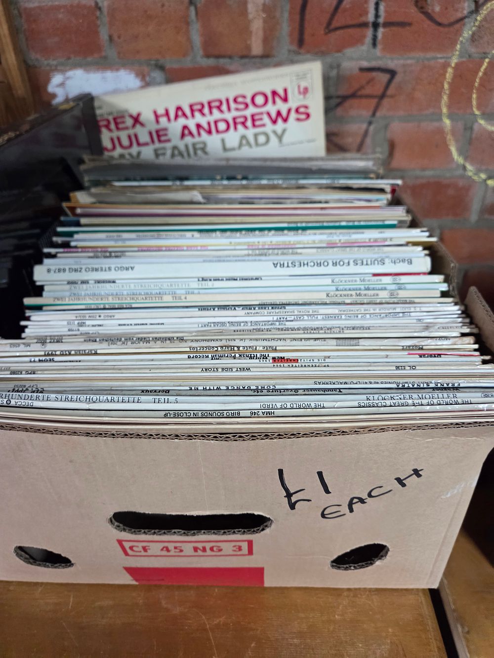 Lot 250 – A Collection of Classical and Musical Theatre Vinyl LPs af