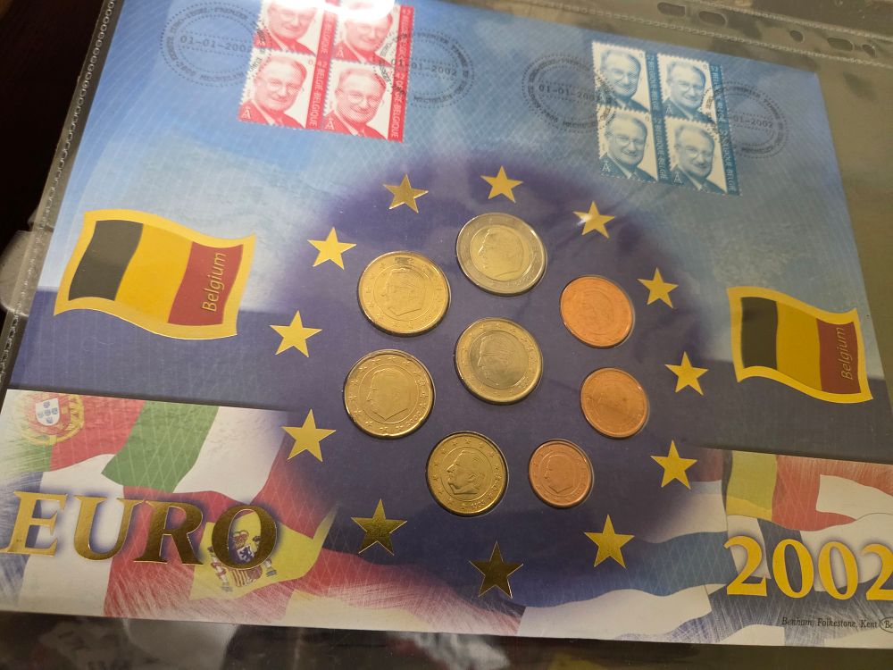 Lot 315 – A Collection of Belgian Euro 2002 Philatelic Numismatic First Day Covers