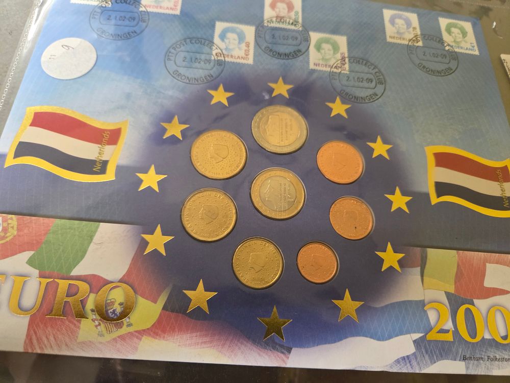 Lot 318 – A Collection of Dutch Euro 2002 Coins and Stamps