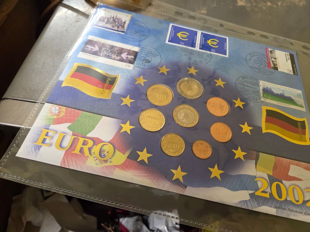 Lot 322 – A Collection of German Euro Coins and Postage Stamps