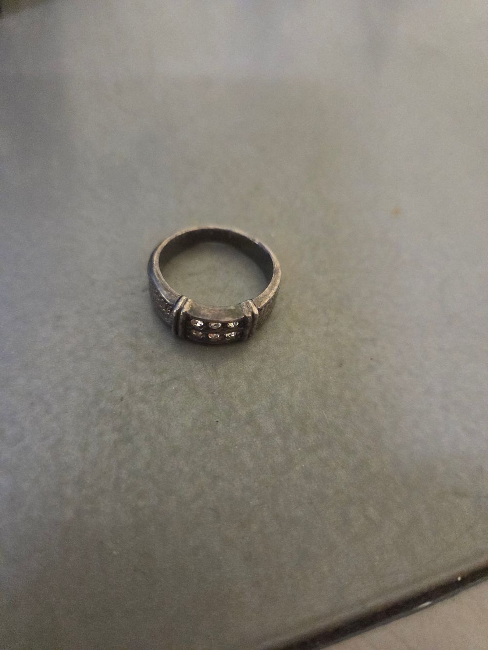 Lot 337 – A silver Dress Ring