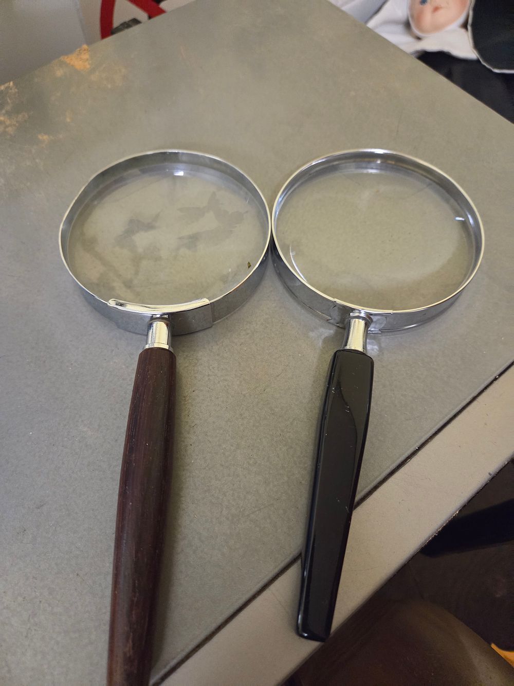 Lot 344 – Two Vintage  Magnifying Glasses