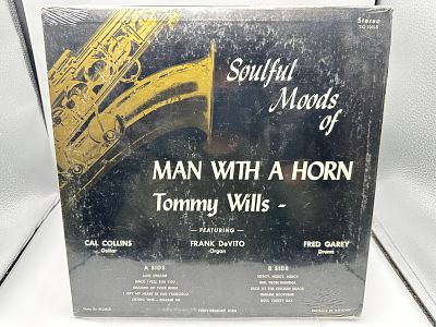 SEALED - Tommy Wills: Soulful Moods Of Man With A Horn (1969) - Records are untested by auction 