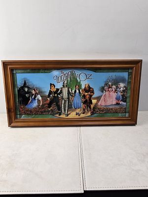 The Wizard of Oz Multi-Layered Stained Glass Style Panorama Framed Wall Art. This item is a 
