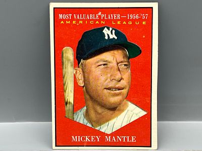 1961 Topps #475 Mickey Mantle - MVP
