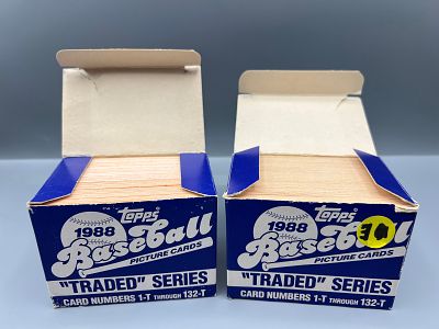 Lot of (2) 1988 Topps Traded Baseball Sets