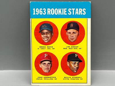 1963 Topps #553 Willie Stargell Rookie (HOF) - 1963 Rookie Stars