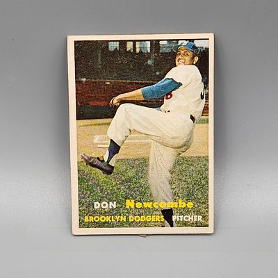 1957 Topps Don Newcombe #130 HOF