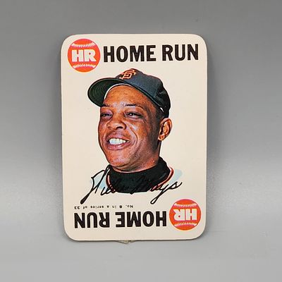 1968 Topps Game Willie Mays #8 HOF