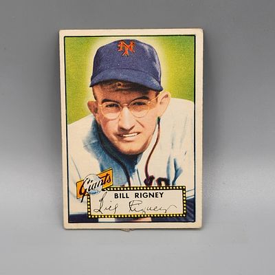 1952 Topps Bill Rigney #125