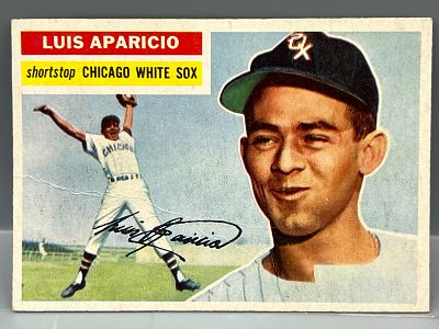 1956 Topps #292 Luis Aparicio Rookie (HOF) - White Sox