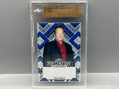 2022 Leaf Metal Pop Century Tom Arnold Pre-Production Proof Wave Blue #1/1