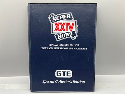 1990 Pro Set GTE Special Collector's Edition Super Bowl XXIV Complete Set