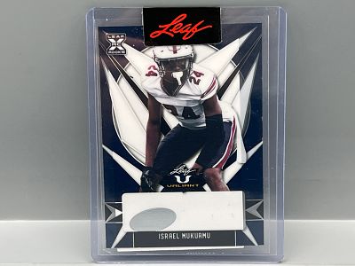 2021 Leaf Valiant Israel Mukuama RC Unsigned Proof #1/1 - Sealed From Leaf