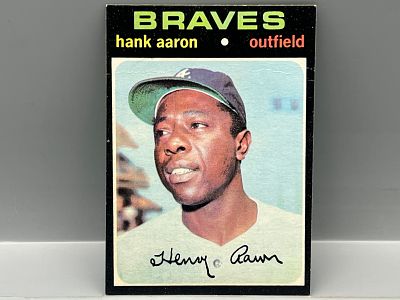 1971 Topps Hank Aaron #400