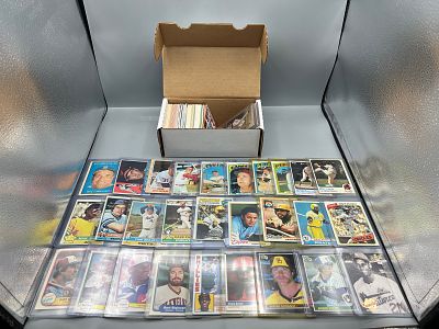 Box of Assorted Baseball Cards W/Stars and Some Vintage - Varying Conditions
