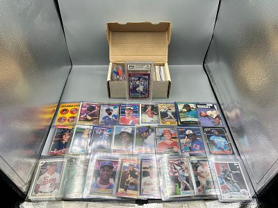 Box of Baseball Rookie and Prospect Cards W/ Some Stars - Varying Conditions