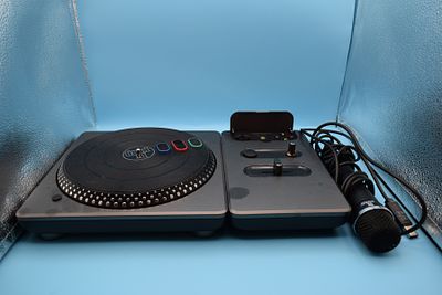 Xbox 360 DJ Hero Wireless Turntable with Microphone - Untested