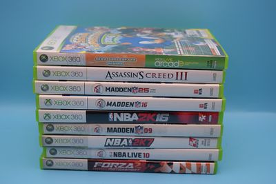 Xbox 360 Lot of 9 Video Games - Untested