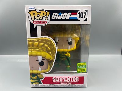 G.I. Joe Serpentor Funko 2022 Summer Convention Limited Edition Vinyl Funko Pop Figure #107