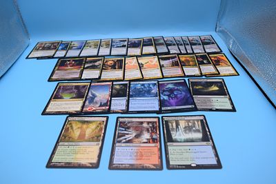 Magic The Gathering MTG Misc Lot - Gold Artifacts & Lands