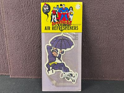 Vintage Genie SuperFriends Air Refreshener The Penguin - Sealed in original packaging