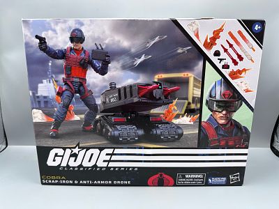 2023 Hasbro GI Joe Classified Series Scrap-Iron & Anti-Armor Drone Sealed in Box