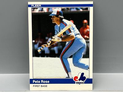 1984 Fleer Update Pete Rose #U-102