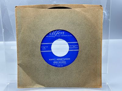1972 Aljon Decoys & The Four Fellows Memories/Happy Honeymoon 45 RPM Record - 1261 - Records 