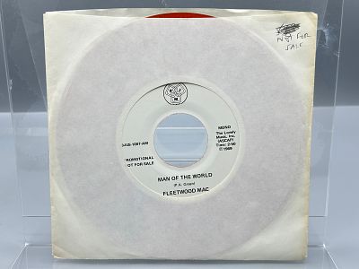 1976 DJM Records Fleetwood Mac Man of The World/Silver Springs Orange Promo 45 RPM Record - 