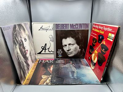 Lot of Six Assorted Vinyl Albums - Varying Conditions - AWB, Janis Ian, Ellen Foley - Records 