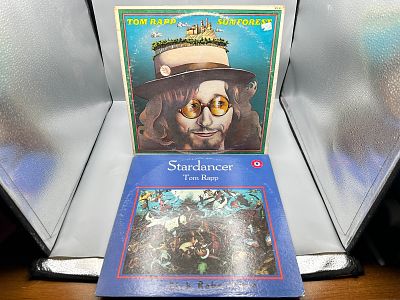 Lot of (2) Tom Rapp Vinyl Albums: 1972 Tom Rapp / Pearls Before Swine "Sunforest" BTS 56 & 1973 