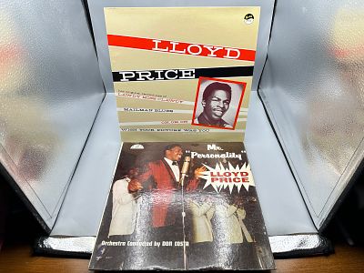 Lot of (2) Lloyd Price Vinyl Album: Specialty Records 'Lloyd Price' (SP-2105) and ABC-Paramount 