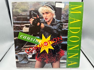 1987 Sire Records Madonna "Causing a Commotion" Maxi-Single Vinyl Record - 0-20762 - Records 